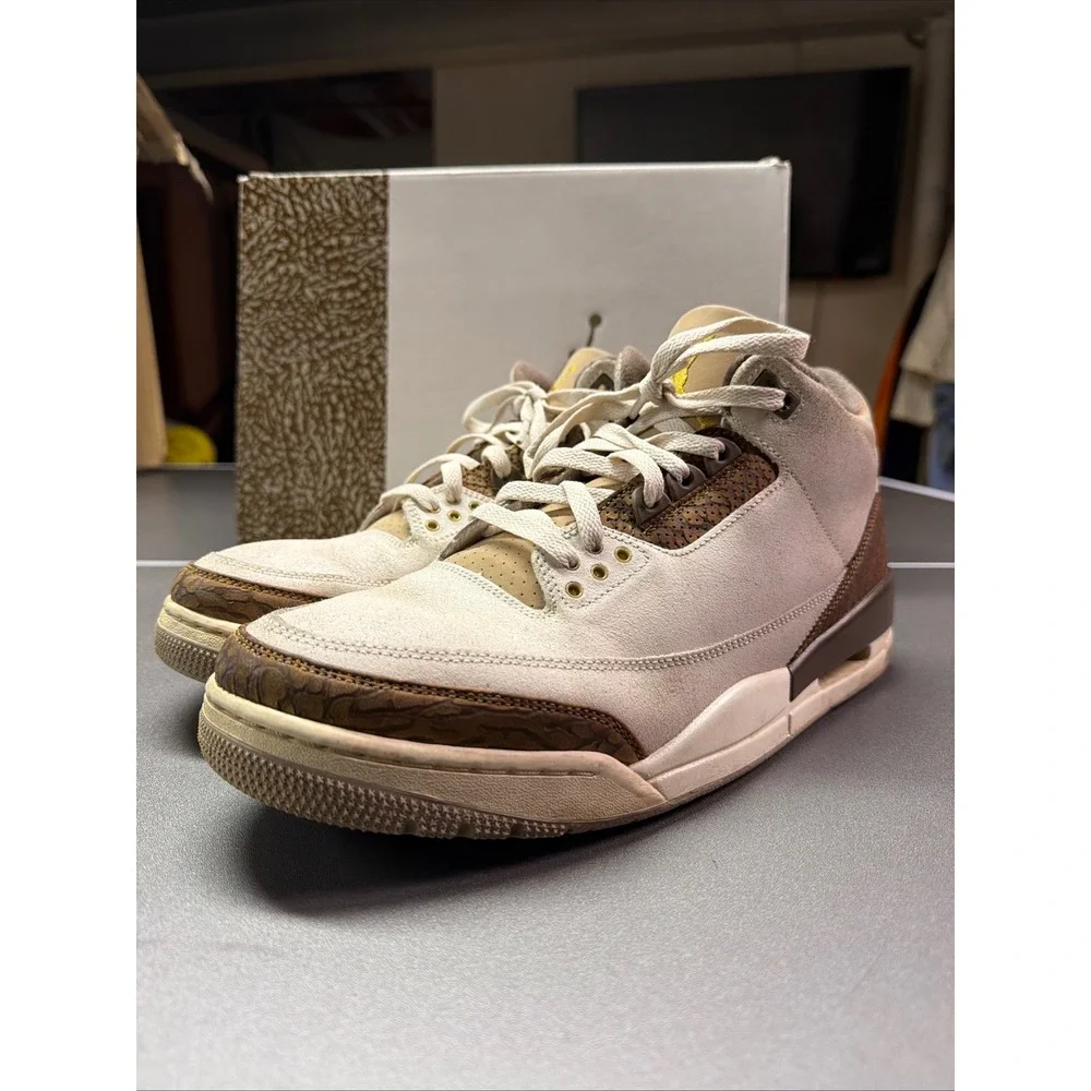 Nike Air Jordan 3 Orewood Brown 'Palomino' Men's US Size 11.5